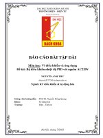 (kèm code) Bộ điều khiển nhiệt độ PID với nguồn AC220V Vi điều khiển STM32