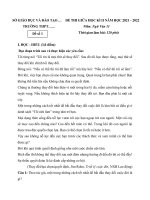 TOP 30 đề thi giữa học kì 2 ngữ văn lớp 11 năm 2022   2023 có đáp án