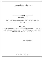 CƯƠNG LĨNH XÂY DỰNG ĐẤT NƯỚC TRONG THỜI KỲ QUÁ ĐỘ LÊN CHỦ NGHĨA XÃ HỘI