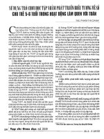 Sử dụng trò chơi học tập nhằm phát triển biểu tượng về số cho trẻ 5 6 tuổi trong hoạt động làm quen với toán