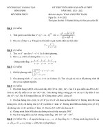 ĐỀ THI VÀO 10 CHUYÊN TOÁN- LQĐ - BÌNH ĐỊNH (2021-2022)