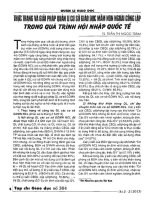 Thực trạng và giải pháp quản lí cơ sở giáo dục mầm non ngoài công lập trong quá trình hội nhập quốc tế