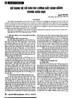 Sử dụng hệ số GINI đo lường bất bình đẳng trong giáo dục