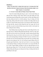 CÔNG TÁC BẢO TỒN VÀ PHÁT HUY BẢN SẮC VĂN HOÁ DÂN TỘC MƯỜNG Ở HUYỆN THẠCH THÀNH