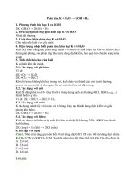 Phương trình hóa học k ra KOH