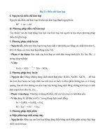 Lý thuyết điều chế kim loại (mới 2022 + bài tập)   hóa học 12