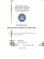 THẢO LUẬN đề tài nghiên cứu các yếu tố ảnh hưởng đến quyết định thuê trọ của sinh viên đại học thương mại