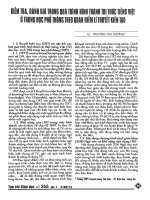 Kiểm tra, đánh giá trong quá trình hình thành tri thức tiếng việt ở trung học phổ thông theo quan điểm lí thuyết kiến tạo