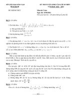 ĐỀ THI TUYỂN SINH VÀO 10 MÔN TOÁN BÌNH ĐỊNH (2021-2022)