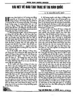 Vài nét về đào tạo thạc sĩ tại hàn quốc