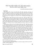 Các nguyên nhân của bất bình đẳng trong giáo dục hiện nay