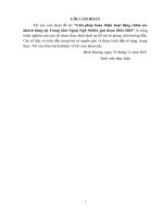 BÁO CÁO TỐT NGHIỆP - GIẢI PHÁP HOÀN THIỆN HOẠT ĐỘNG CHĂM SÓC KHÁCH HÀNG TẠI TRUNG TÂM NGOẠI NGỮ SORA GIAI ĐOẠN 2021 2022