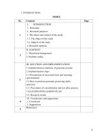 I  đặt vấn đề :