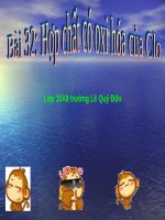 Bài 32. Hợp chất có oxi của clo