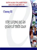 Quản lý thời gian dự án httt