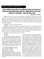 Về sự chênh lệch giữa các chuẩn mực đạo lý và thực tế chính trị qua chinh sách dân túy “bánh mỳ và trò chơi”   panem et cỉrcenses   thời đế chế la mã