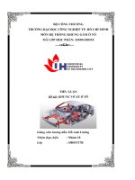 TIỂU LUẬN đề tài KHUNG vỏ XE ô tô