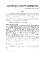 Ứng dụng bón phân theo chẩn đoán dinh dưỡng cho cà phê vối kinh doanh tại huyện Cư M''gar, tỉnh Đắk Lắk