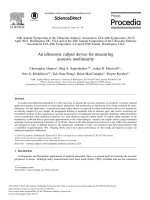 An Ultrasonic Caliper Device for Measuring Acoustic Nonlinearity