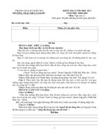 ĐỀ THI HỌC KÌ 1 CÓ MA TRẬN, ĐÁP AN SẴN IN