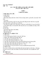 Bài giảng môn Giáo dục quốc phòng - An ninh: Truyền thống đánh giặc giữ nước của dân tộc Việt Nam