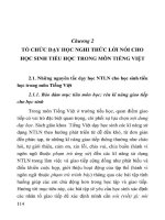 Dạy học môn Tiếng Việt cho học sinh tiểu học: Phần 2