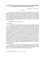 Nghiên cứu hệ số sử dụng phân P của cây cà phê vối kinh doanh bằng kỹ thuật đồng vị đánh dấu 32P