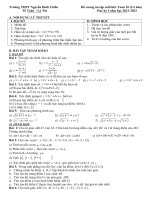 Đề cương cuối kì 1 năm 2021-2022 mới