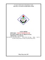 Giáo trình Tâm lý kinh doanh (Nghề Quản trị bán hàng  Cao đẳng)