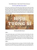 top 10 mau tom tat hich tuong si hay ngan gon chan troi sang tao