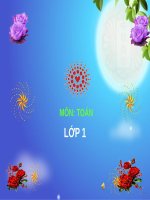 Bài giảng Toán lớp 1 bài 7: Các số 1, 2, 3, 4, 5