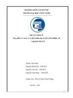 Báo cáo nhóm  học PHẦN VI điều KHIỂN