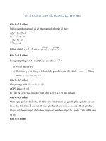 Bộ đề thi toán vào 10 các tỉnh miền nam   có đáp án (23 đề tự luận)