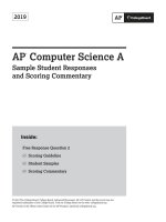 AP computer science a samples and commentary from the 2019 exam administration: free response question 2
