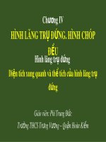 Bài giảng Toán lớp 8: Chương 4 - GV. Phí Trung Đức