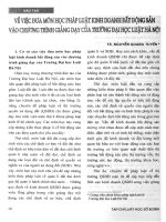 Về việc đưa môn học pháp luật kinh doanh bất động sản vào chương trình giảng dạy của trường đại học luật hà nội