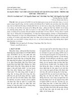 Đa dạng thực vật cho lâm sản ngoài gỗ tại rừng đặc dụng – phòng hộ sốp cộp, tỉnh sơn la