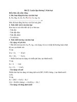 ly thuyet luyen tap chuong 2 kim loai hoa hoc lop 9