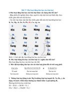 ly thuyet day hoat dong hoa hoc cua kim loai hoa hoc lop 9