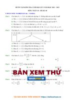 Đề 4   ôn tập cuối kì 1 toán 10   CÁNH DIỀU (70TN 30TL)   file word có giải image marked