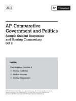 AP comparative government and politics samples and commentary from the 2019 exam administration: free response question 2   set 2