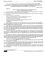 Các giải pháp nâng cao năng lực sư phạm cho sinh viên khoa địa lý   trường đại học sư phạm hà nội đáp ứng yêu cầu đổi mới giáo dục phổ thông sau năm 2015