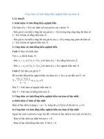 Công thức xét tính đồng biến, nghịch biến hay, chi tiết hay nhất   toán lớp 9