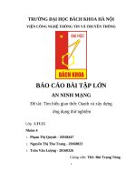 Tìm hiểu giao thức Oauth và xây dựng ứng dụng thử nghiệm