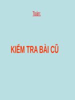 Bài giảng môn Toán lớp 1: So sánh các số có hai chữ số