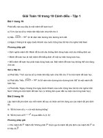 Toán 10 Bài tập cuối chương I  Cánh diều