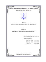 Lập trình ứng dụng gửi email hàng loạt