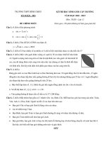 Đề thi học sinh giỏi cấp trường môn Toán lớp 11 năm 2022-2023 có đáp án - Trường THPT Bình Chiểu