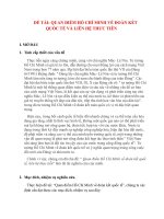 ĐỀ TÀI: QUAN ĐIỂM HỒ CHÍ MINH VỀ ĐOÀN KẾT QUỐC TẾ VÀ LIÊN HỆ THƯC TIỄN