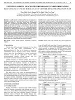 Vetiver landfill leachate performance under irrigation